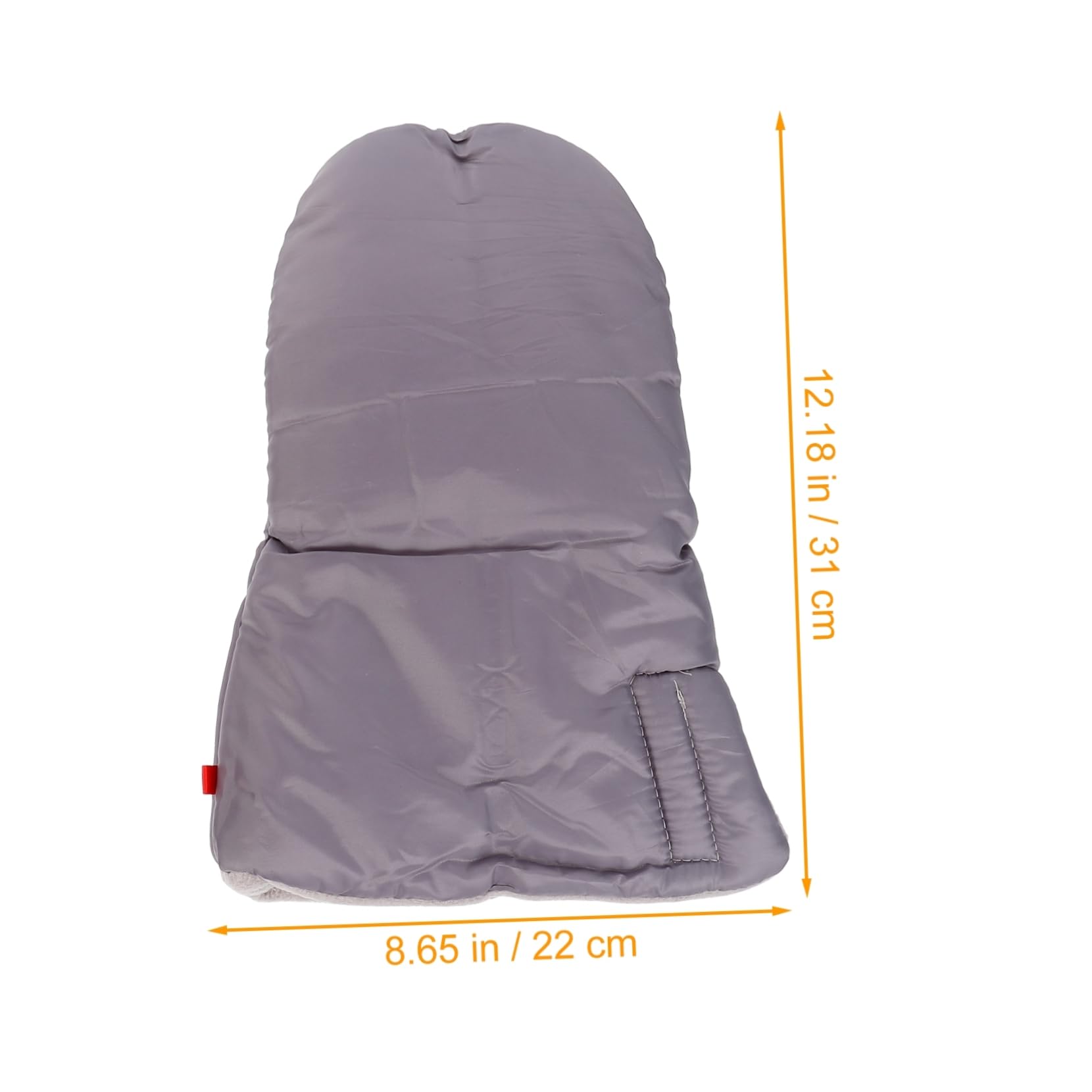 FRCOLOR Thickened Thermal Gloves for Men Windproof Cart Stroller Hand Warmers Extended Length Grey