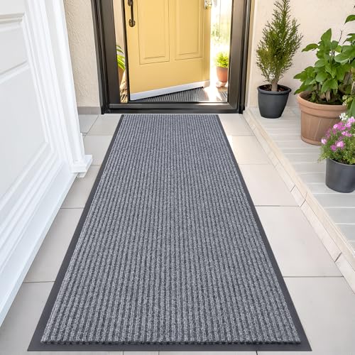OLANLY Front Door Mat 47x23, Waterproof Heavy-Duty Indoor Outdoor Doormat