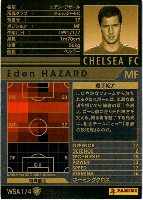 Amazon.co.jp: WCCF/12-13/WSA1/エデン・アザール : スポーツ＆アウトドア