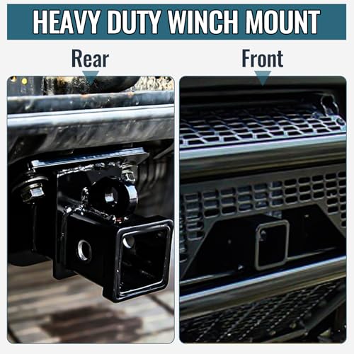 image for Hasopy Winch Hitch Cradle Mount Plate, 2
