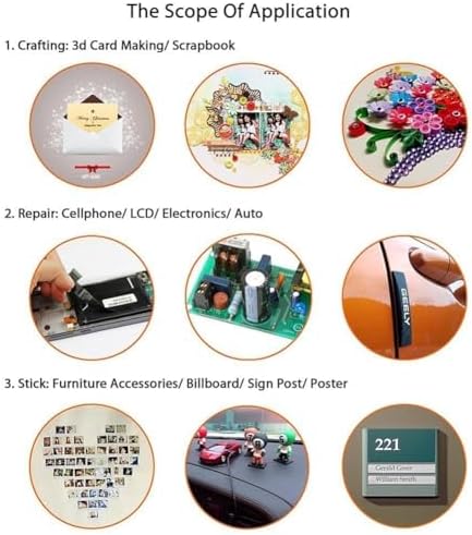 Xspring Çift Taraflı Yapışkan Bant, Isıya Dayanıklı Yüksek Yapışma Gücüne Sahip Şeffaf Akrilik Bant, 2 Adet 33 Metre Çift Taraflı Bant, Cep Telefonu Dokunmatik Ekran Tamiri İçin LCD Ekran - Görsel 3