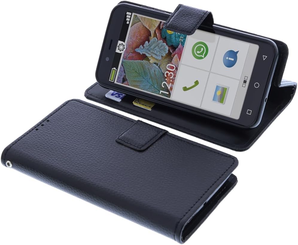 foto-kontorCover compatible with Emporia Smart 5 Mini book-style black case