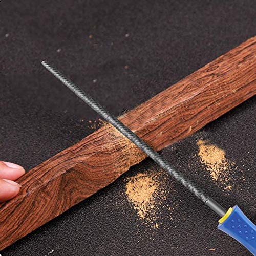 Kalim 8 Inch Round Hand File With High Carbon Hardened Steel, Ergonomic Grip, Plastic Non-Slip Handle … #TOP5