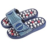 BYRIVER Acupressure Foot Massage Slippers Shoes Sandals Reflexology Massager Relive Arthritis Back Pain, Gift for Mom Dad(05L)