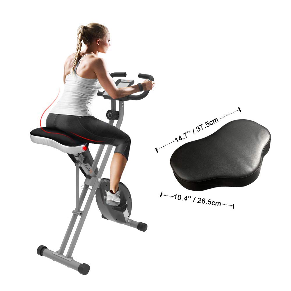 ATIVAFIT Indoor Cycling Bike Folding Magnetic Upright Bike Stationary Bike  Recumbent Exercise Bike gray: Buy Online at Best Price in UAE - Amazon.ae