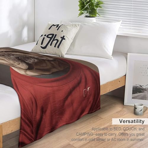 Couverture en flanelle légère et douce pour lit et canapé toutes saisons - 5