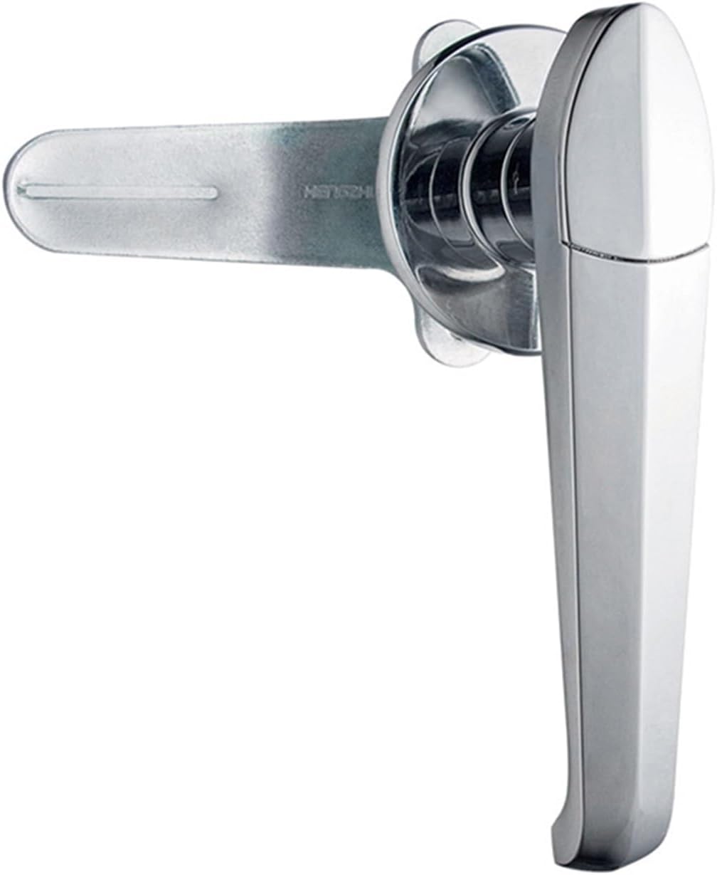 Stainless Steel L Handle Lock Quarter Turn Cam Latch with Padlock Industrial Handle Lock 1Pcs