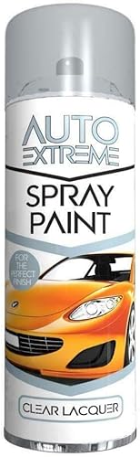 GSV Essentials Clear Lacquer Spray Paint, Durable And Smooth Finish, Non-Cracking, Fast Drying, Long Lasting, Ideal Use For Metal, Wood, Plastic And Even Glass, 250 ml