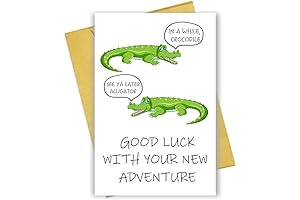 Humorous Farewell Cards for Coworkers, Unique Goodbye Gifts for Men and Women