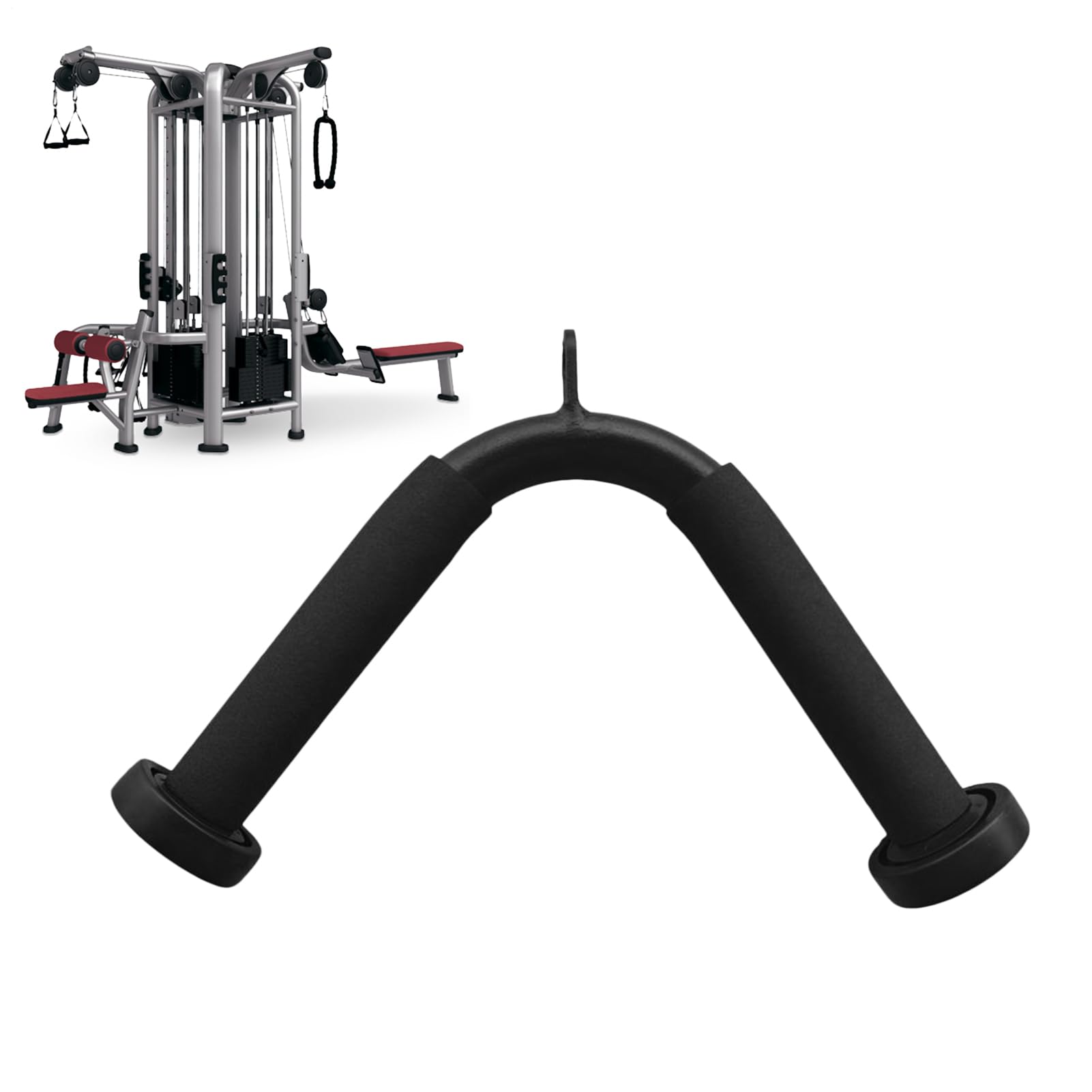 Barre de traction latérale en acier avec mousse confort