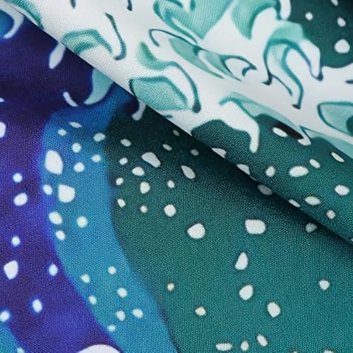 Men's Kimono Cardigan Japanese Kimono, Wave Carp Print Pattern Traditional Japan Clothing Yukata Japan Haori Cardigan Beach Clothing3