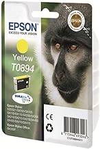 Epson T089 Stylus Ink Cartridge, Yellow, Genuine