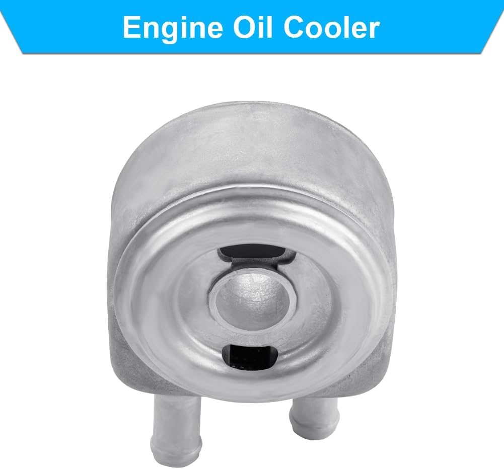 JDMON Engine Oil Cooler Replacement for Kia Optima, Sorento, Sportage Hyundai Genesis Coupe, Santa Fe, Sonata Compatible with 26410-2G000, 264102G000, 26410-25402, 2641025402