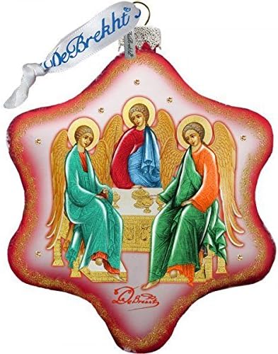 G.GeBrekht Limited Edition Trinity snowflake, Scenic Glass Ornament #754-031LE