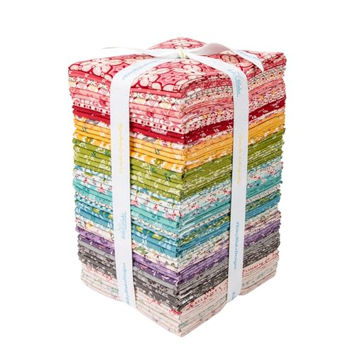 Lori Holt Piece & Plenty 48 Fat Quarters Riley Blake Designs FQ-1...