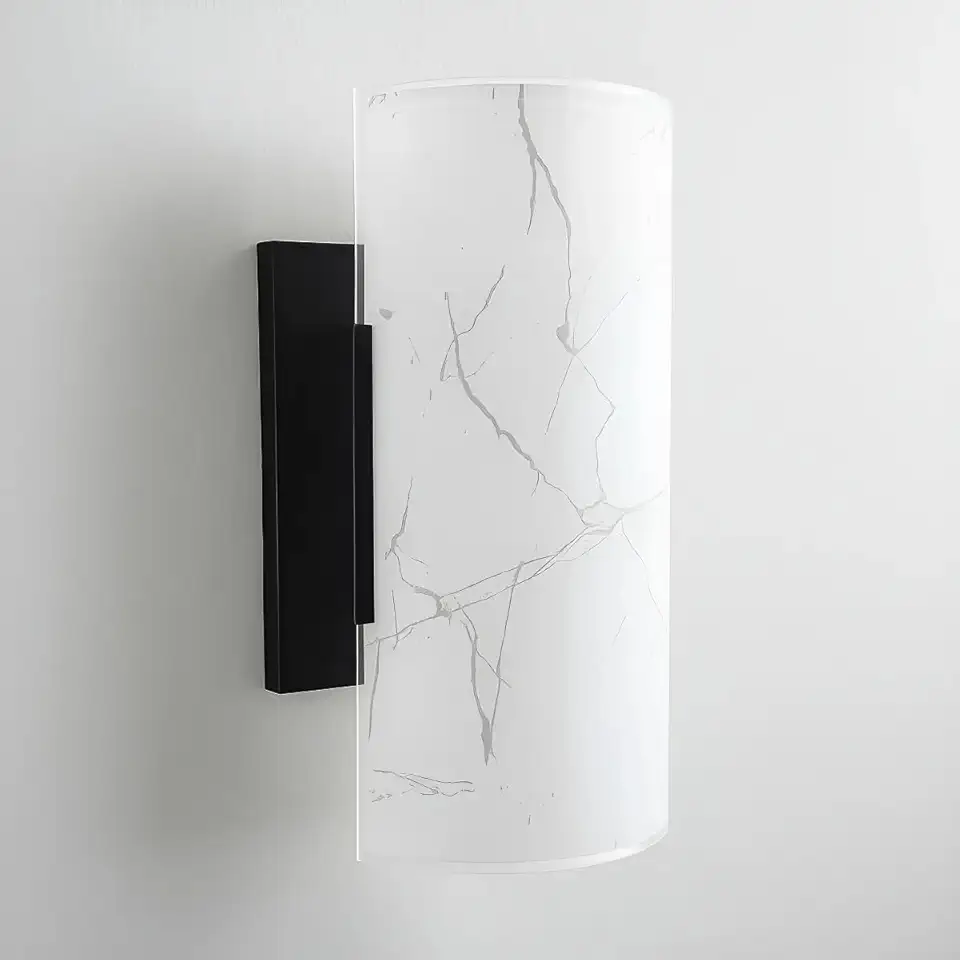 Arandela Interna de Parede Luminaria em Vidro Decorativo