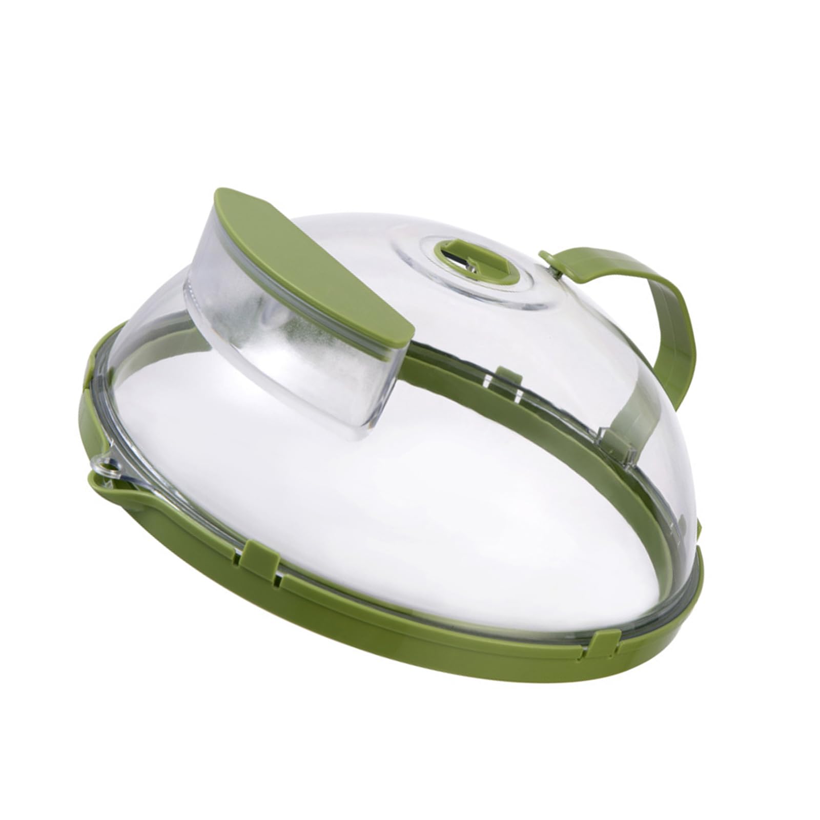 Dome Food Plate Cover with Water Steamer for Microwave Safe Use to Keep Meals Moists and Splatters Microwave Plate Cover