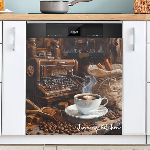 Custom Coffee Pattern Refrigerator Magnet 23x26 Inch