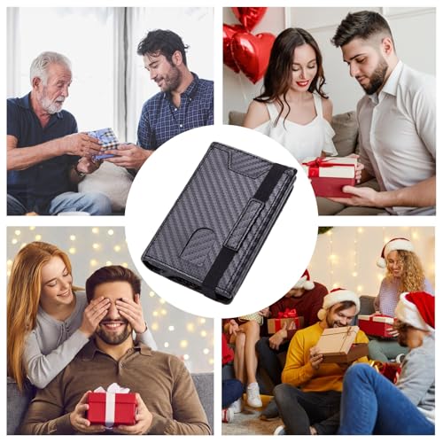 Card Holder, Business Credit Card Wallet, Portable Case, Secure Money Pocket, Slim Travel Organizer for Backpacking, Men, Women, Hiking, Daily Use, Sports, 4.33x2.95x1.06 inches4