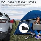 TKSE Portable EV Charging Adapter - IEC 62196 Type 2 Male to UK Plug, 220V AC Power - Image 5