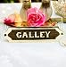 Nagina International Galley Captain's Maritime Nautical Wall Decor Sign Boar | Wood Crafted Wooden Plaque