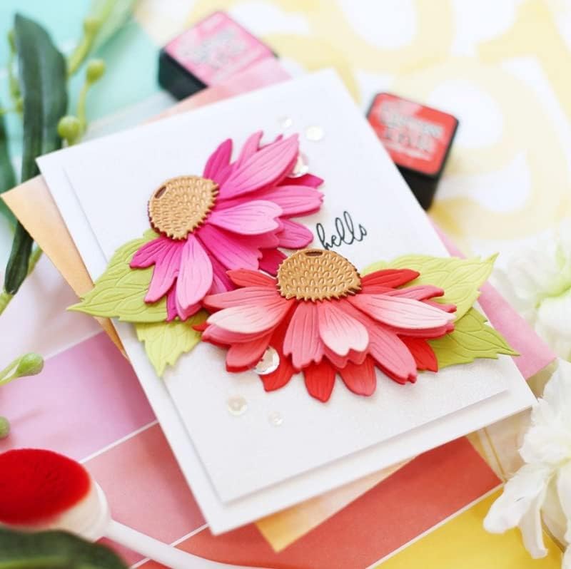 Chrysanthemums Metal Cutting Dies for Card Making New, Flower Carbon Steel Butterfly Die Cuts Stencils Tool for Paper Crafting/Scrapbooking/Embossing/Photo Album Decor/DIY