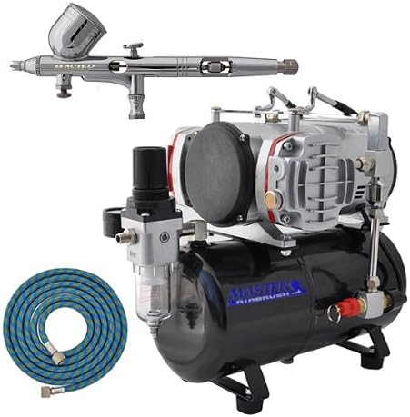 Master Precision Detail G43 Airbrush Kit with Master Compressor TC-828 & Air Hose
