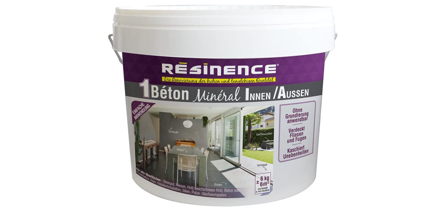 Resinence Beton Mineral Nr. 14 Hellgrau 6 kg Art.Nr. 3734852