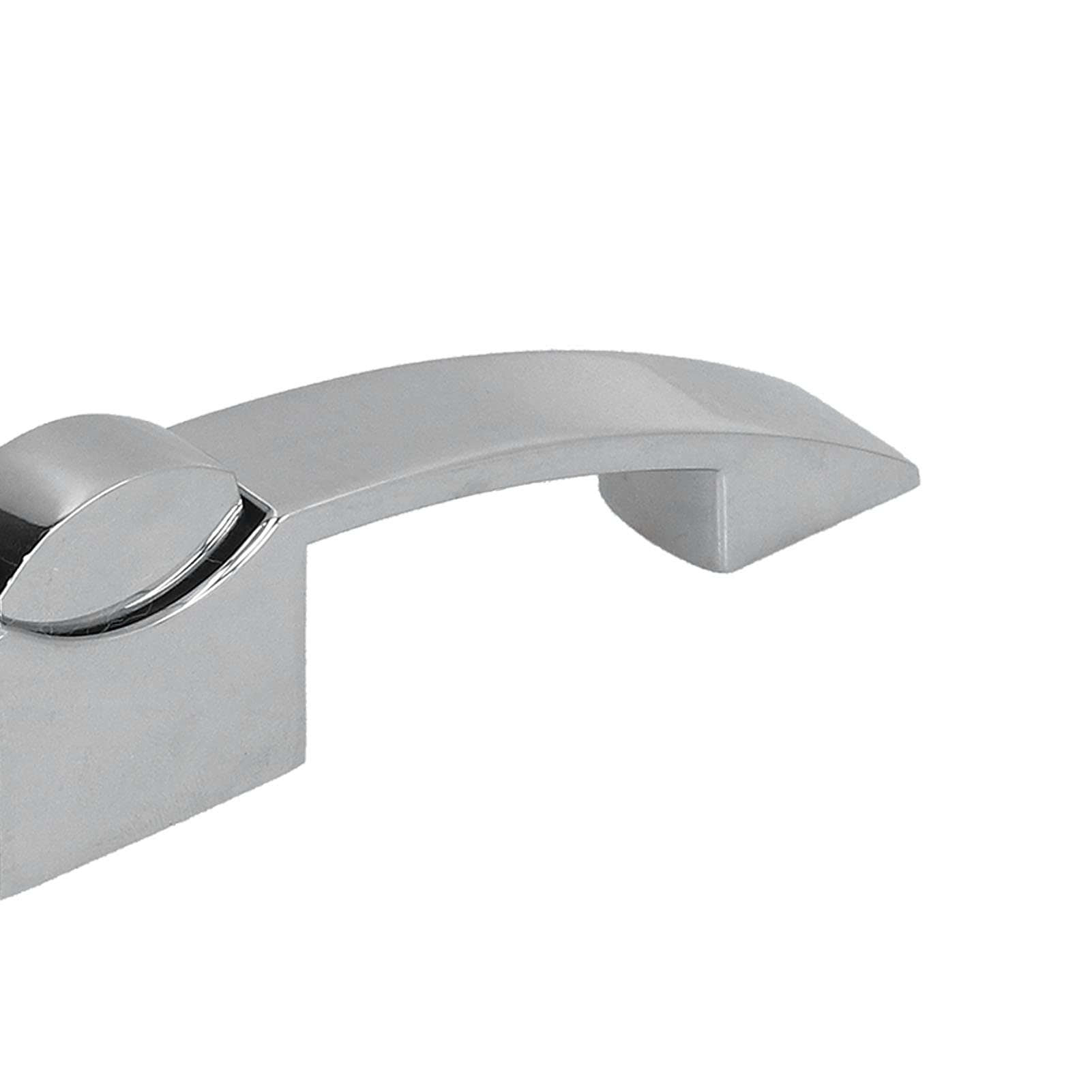 Cerradura de Perilla de Armario, Cerradura de Gabinete de Pared Cerradura de Manija de Puerta de Seguridad de Aleación de Zinc Cerradura de Manija de Botón para RV Remolque Autocaravana Barco (6.4in)
