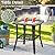 TIMWNER 6-Piece Outdoor Patio Conversation Set, All Weather Wicker Rattan Conversation Set with Ottomans, Outdoor Swivel Rocking Chair with Coffee Table for Patio, Porch,Beige