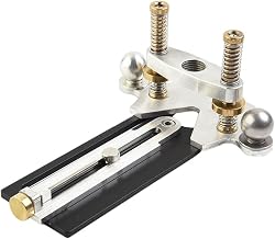 Rotary Tool Plunge Router Base With Router Edge Guide Soundhole And Rosette Routing Jig For Guitar Bass Fretted Instrument Work, DIY Milling Circular Hole Luthier Tool