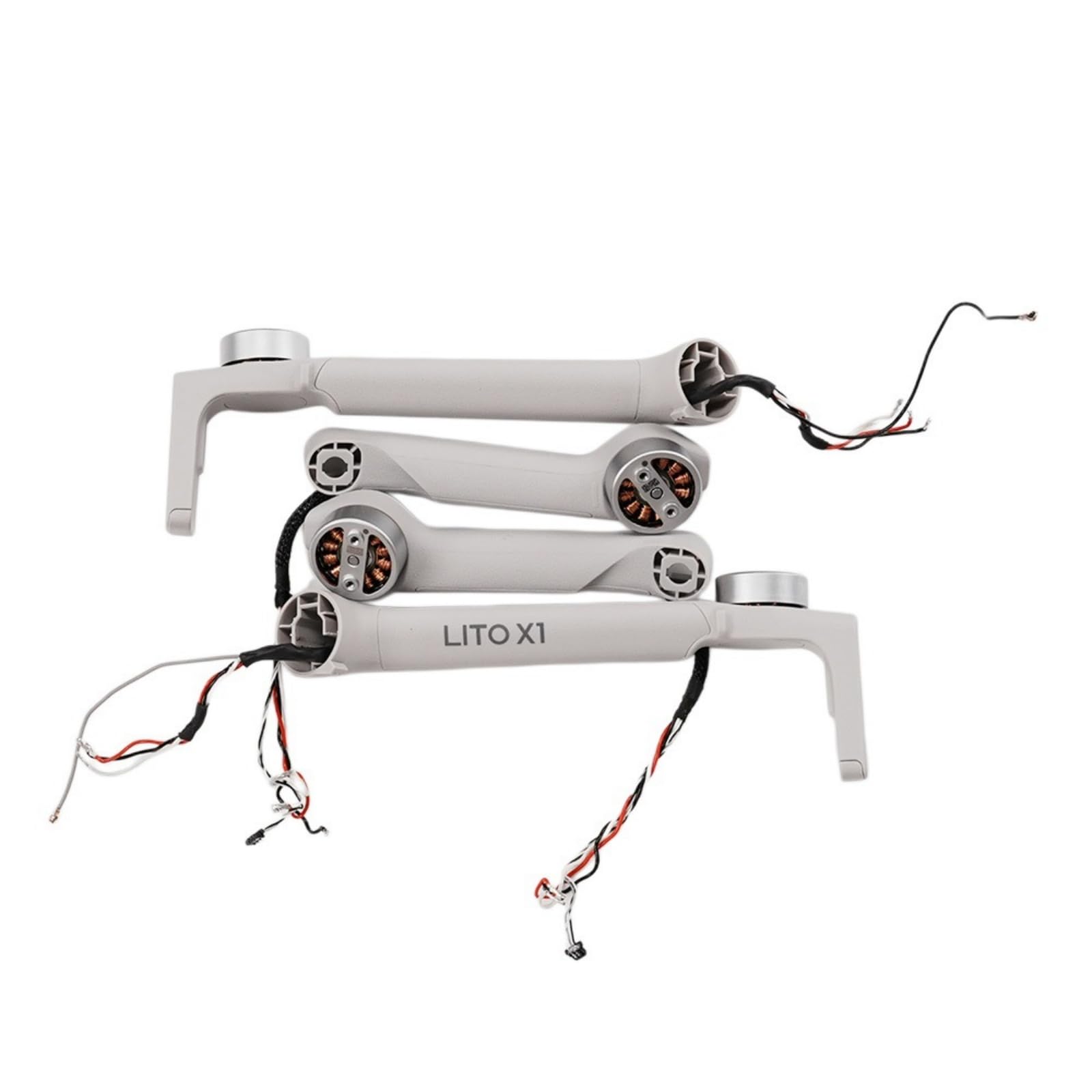 Gruppo braccio per drone compatibile con DJI Lito X1, braccio motore pre-cablato, pezzo di ricambio diretto per hobbisti Manutenzione del drone (Braccio posteriore destro per Lito 1)