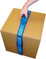 Vista 1 de Correa de transporte de 6 pies con asa Cinturón ajustable Resistente, fácil, seguro, levantamiento, movimiento, correa de transporte para cajas