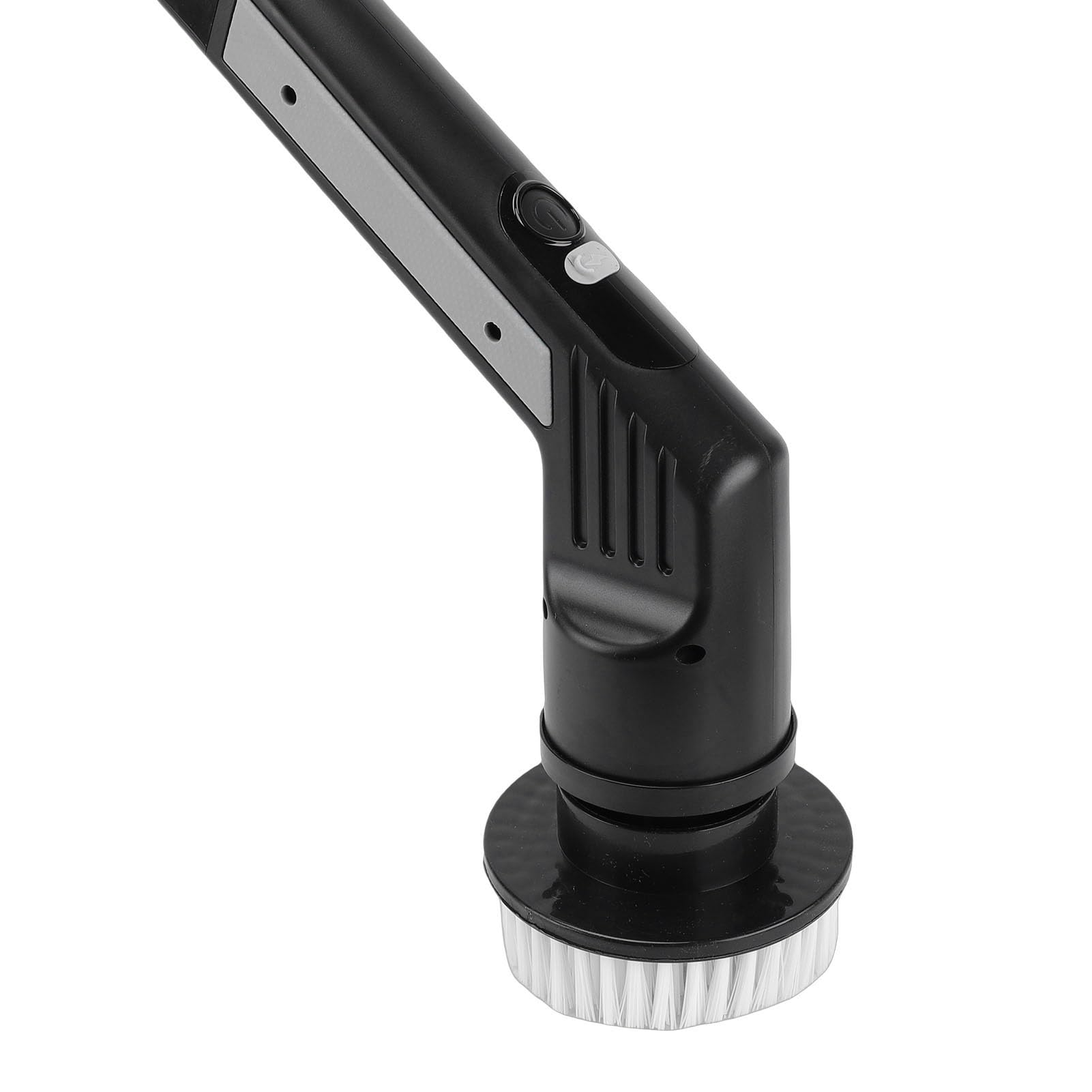 Limpiador de Ducha Potente, Cepillo Eléctrico 9 en 1 con 450 RPM para Azulejos de Baño y áreas Difíciles de Limpiar, de 50 Pulgadas de Largo (JY6016 Negro (9 Cabezales))