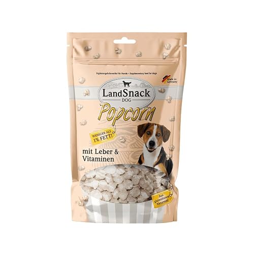 LandSnack - Palomitas de maíz para perros con menos del 1% de grasa, el regalo especial de Alemania (con…