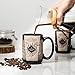Zak Designs Harry Potter Unique Color Change Ceramic Coffee Mug for Hot Drinks, Collectible Keepsake (15 oz, Marauder's Map)