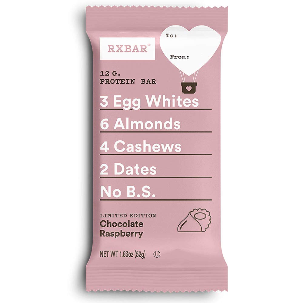 RXBAR Valentine's Day Chocolate Raspberry Gluten Free Protein Bar 1 8 | amzdealz