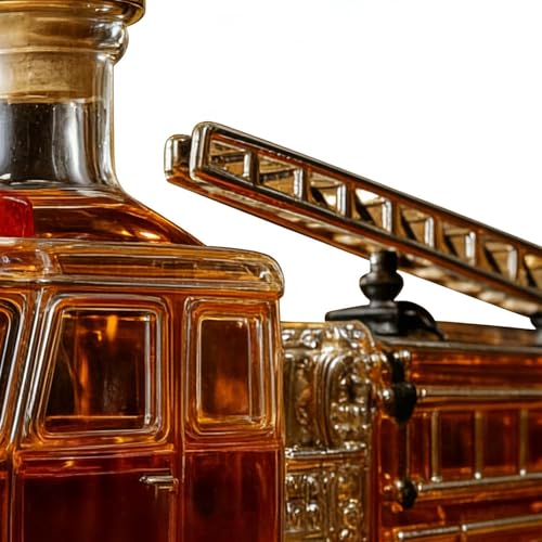 Butelka na alkohol, 300 ml karafka w kształcie wozu strażackiego - szklana karafka na alkohol - na koktajl dom bar ślub szafka świąteczna przyjęcie