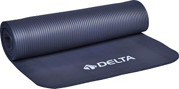 Delta Comfort Floor 10 Mm Pilates Cushion Yoga Mat with Carrying Strap