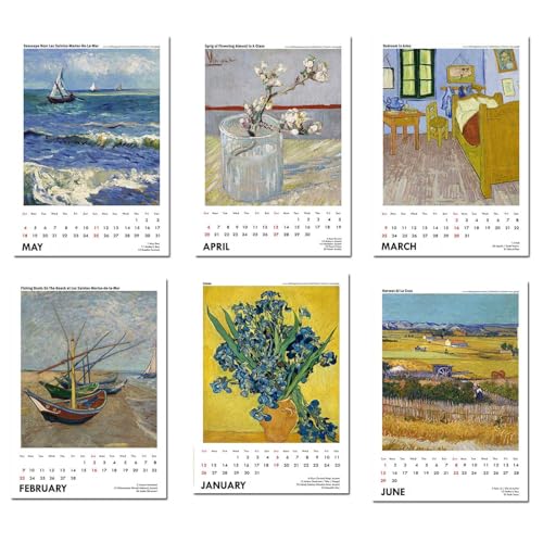 Image of Tallenge - 2024 Wall Calendar - Loving Vincent - Vincent van Gogh Artworks - 12 x 17 Inches for Home & Office (Paper, Wall Calendar)