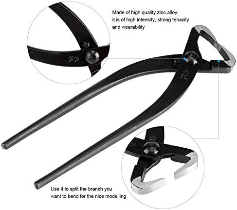 Fdit Professional Grade Bonsai Tools Trunk Splitter Manganese Steel Alloy Gardening Bonsai Tools with Ergonomic Handle