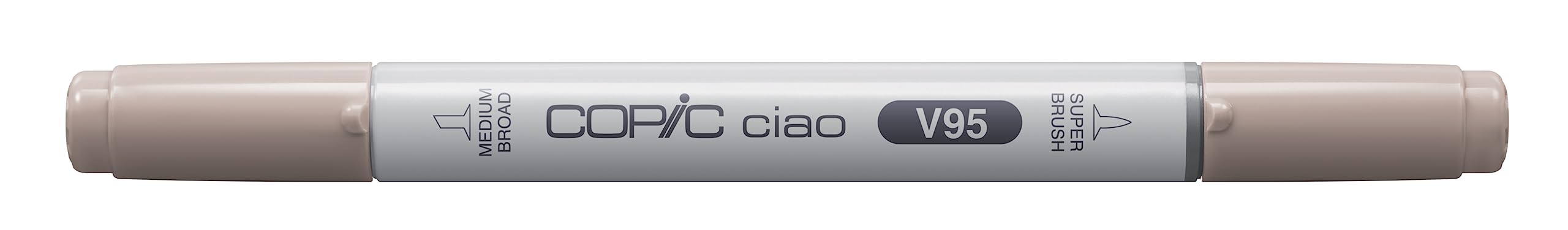 Copic Ciao Coloured Marker Pen - (V-95) Light Grape, For Art & Crafts, Colouring, Graphics, Highlighter, Design, Anime, Professional & Beginners, Art Supplies & Colouring Books