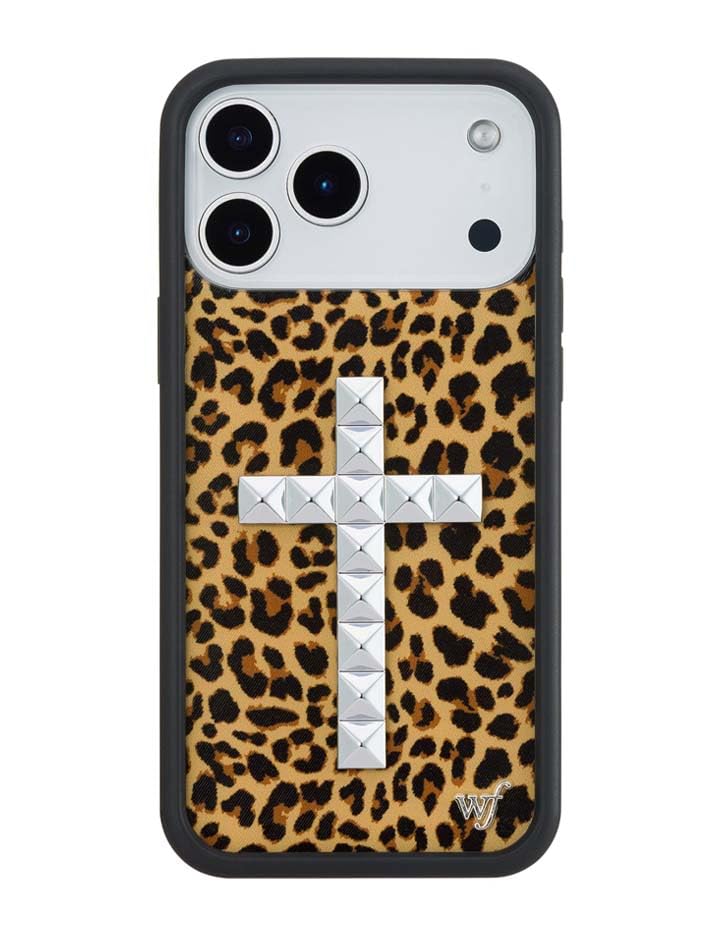 Image of Wildflower Cases - iPhone 17 Pro Max Compatible - Stud Cross Meow
