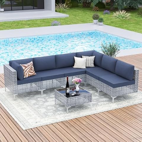 Kullavik 7PCS Outdoor Furniture Set Cover