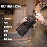 Faraday Defense Faraday Bag Jacket Pro for Phones | Magnetic Closure, Shielding - Law Enforcement & Military, Travel & Data Security, Privacy, Anti-Tracking Anti-Hacking Black (Phone Vertical) - Image 3