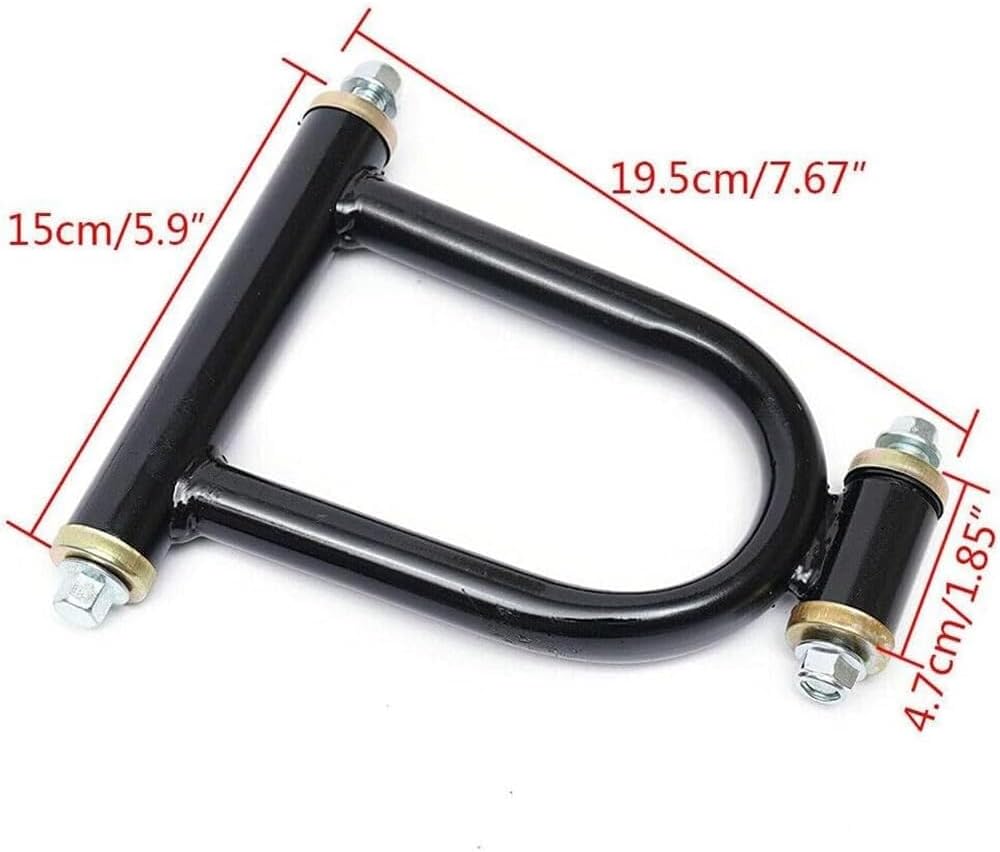 Front Suspension Rocker kit, DIY Kart Parts with Suspension Shock Absorber, Upper Rocker arm and Lower Rocker arm Assembly for Karts, Quad Bikes and Off-Road Vehicles