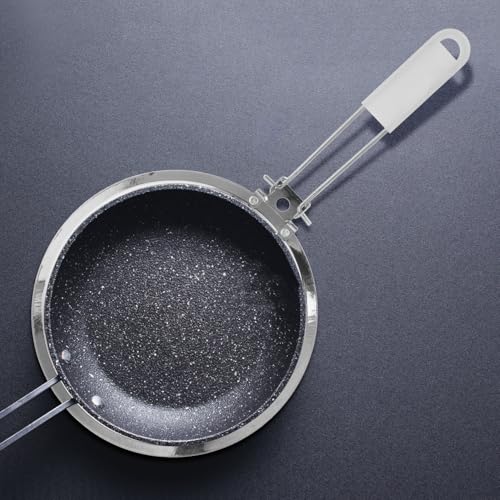 Healeved 2 Piezas Difusor de Calor para Estufa 2 Piezas Acero Inoxidable Mango de Silicona, Placa Distribuidora de Calor Uniforme para Cocinas Eléctricas, Gas E Inducción, Protector - imagen 6