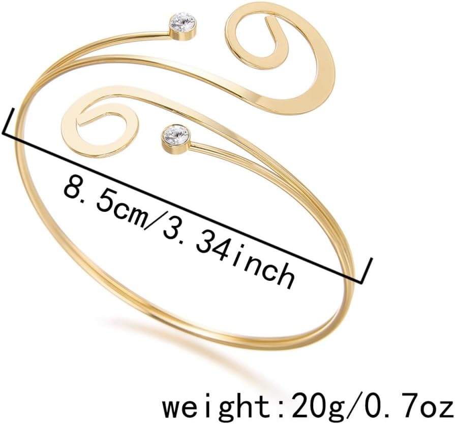 Gold Starfish Arm Cuff Bracelet for Women Adjustable Starfish Upper Arm Bracelet Beachy Accessories Statement Boho Jewelry