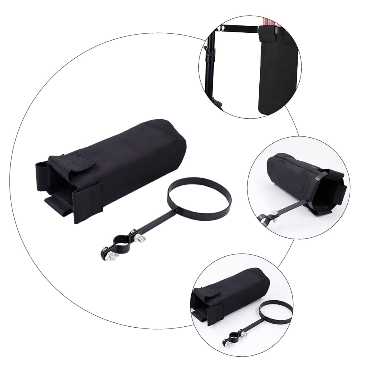 ERINGOGO Percussion Stick Bag Drumstick Storage Holder Oxford Fabric Drumstick Bag for Drum Set