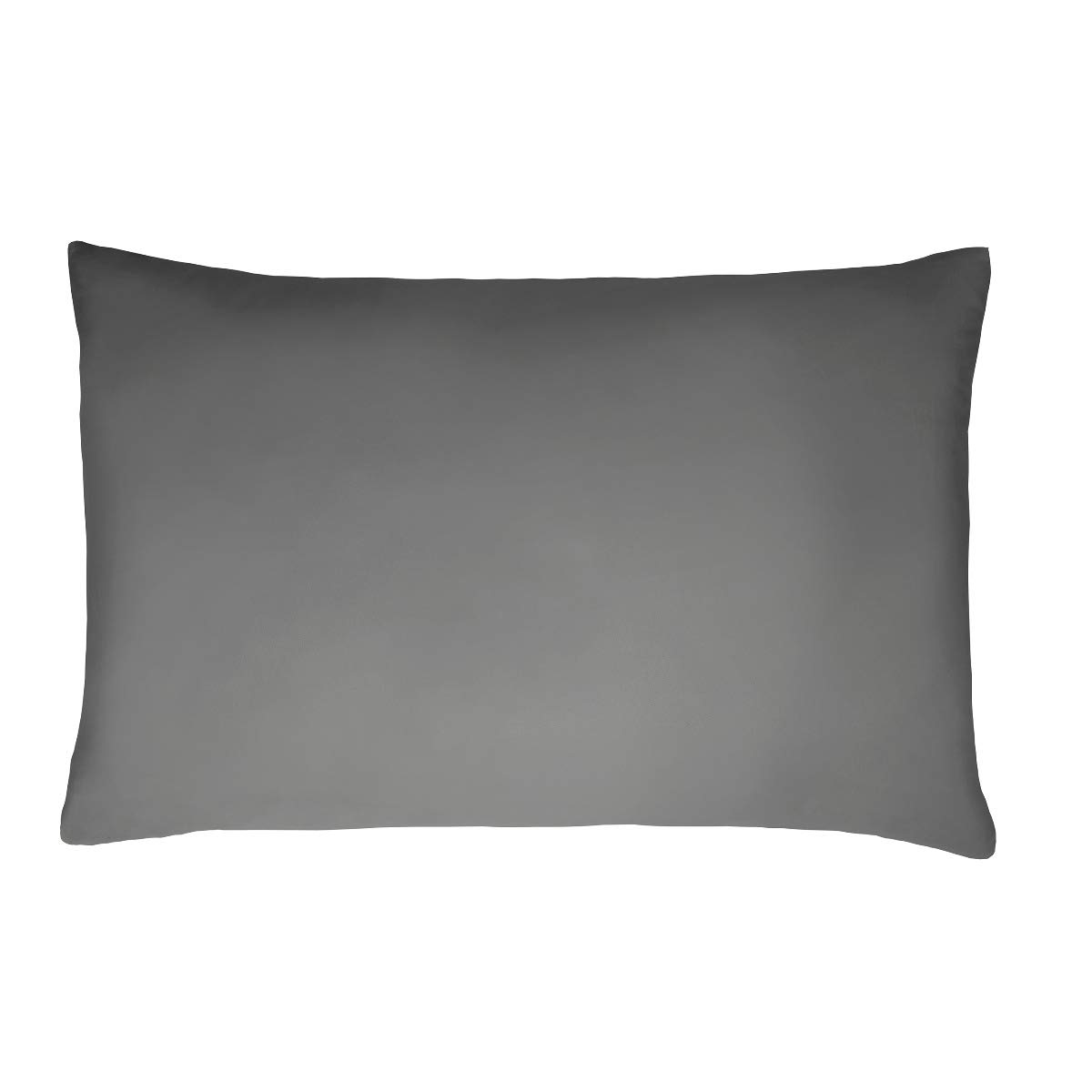 Smart Living 100% Cotton Sateen Pillowcases - Anti-Allergy - Standard Pillow Case - Charcoal